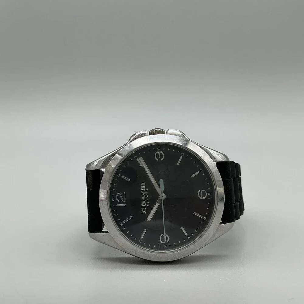 Coach Libby Womens Watch 39mm Black Dial Logo Dial New Battery